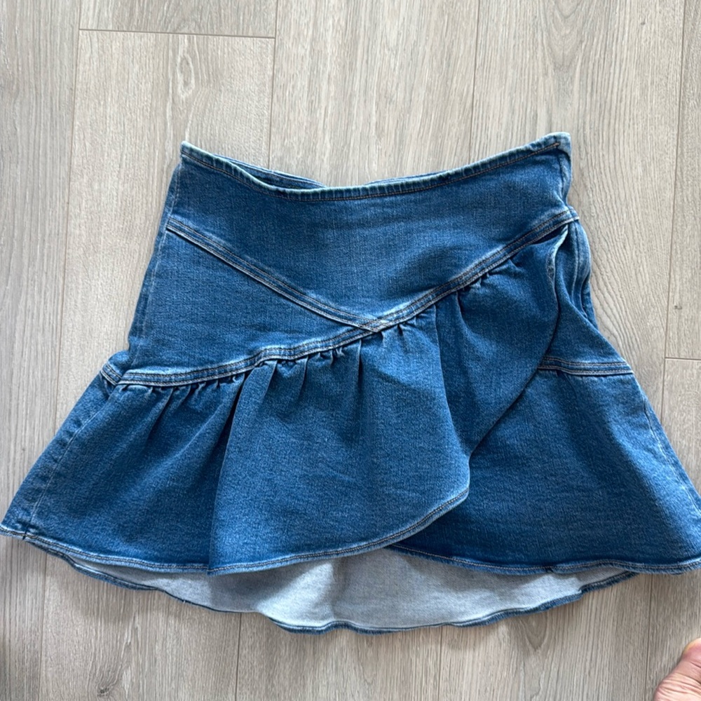 Mother denim mini skirt